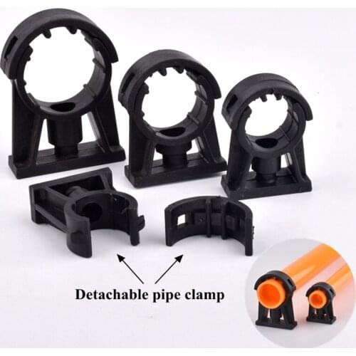 1~10 pcs 20-63mm PVC Bayonet Type Pipe Clamp Aquarium Fish Tank Water Pipe Clip Fixed Clamp Garden Irrigation Tube Hoop Fittings