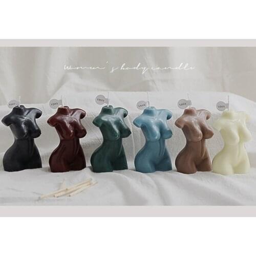 Female Body Art Aromatherapy Candles Scented Wedding Candles Party Home Decoration Creative Fragrance Candle Desktop Ornaments