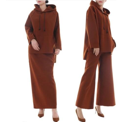 Brown Hoodie Sweatshirt Female Autumn Caramel Bluzy Top Winter Pullover Sweatshirts Womens Woolen Ropa Casual Mujer Tracksuit KJ