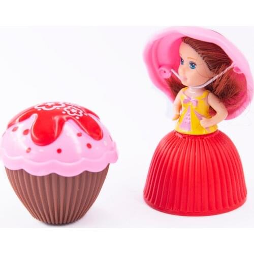 1pc Mini Beautiful Cake Doll Toy Surprise Cupcake Girls Doll Toys Children Transformed Scented Funny Games Toys