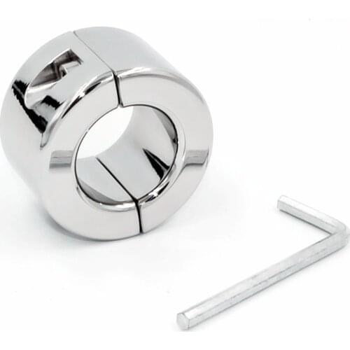 620g Metal Ball Stretcher Scrotum Testicle Stretch Chastity Device Cock Ring Fetish Delay CBT Sex Toy Drop shipping