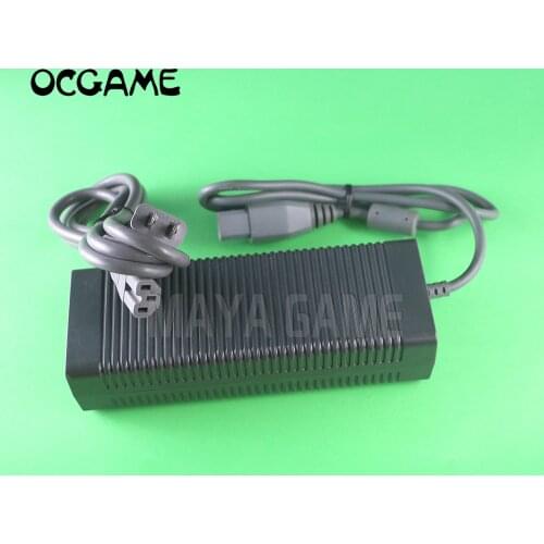 OCGAME 220V 175W 220V 203W 110V 175W Adapter Power Supply Charger EU&US Plug Cable for XBOX 360 fat phat for xbox360 fat phat