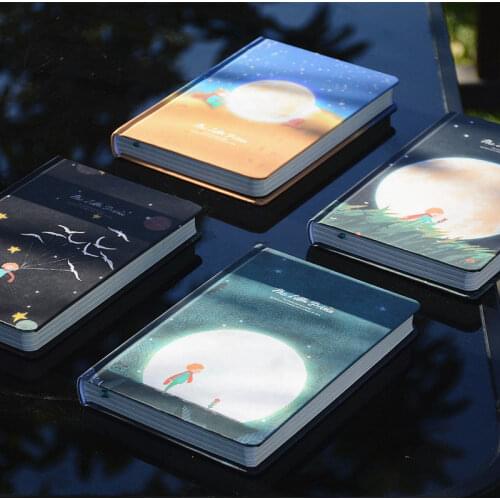 Notebook Hardcover A5 Color Page Illustration Hand Ledger Creative Student Notepad