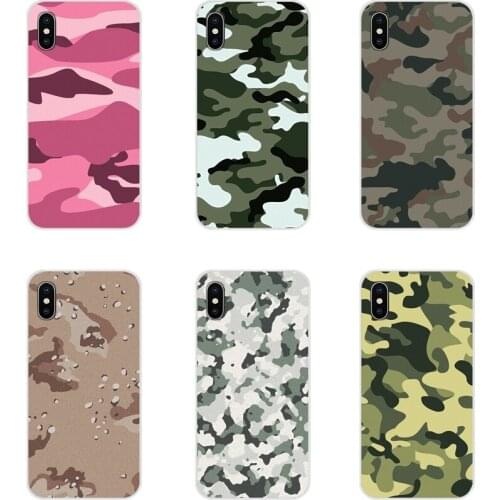 For Samsung Galaxy S2 S3 S4 S5 Mini S6 S7 Edge S8 S9 S10E Lite Plus Camouflage Camo military Army Accessories Phone Cases Covers
