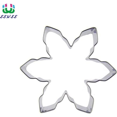 Direct Selling,Christmas snowflake Shape Cake Decorating Fondant Cutters Tools,Christmas Cake Cookie Biscuit Baking Molds