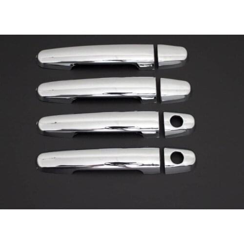 Roxform Chrome Exterior Door Handles 4 Pcs Stainless Steel Exterior Accessories For Toyota Rav 4 3 Suv 2006 2007 2008 2009 2010 2011 2012
