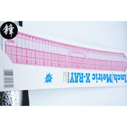 Garment making foot plate 45CM grading scale drawing tools versatile clothing foot garment ruler B-95