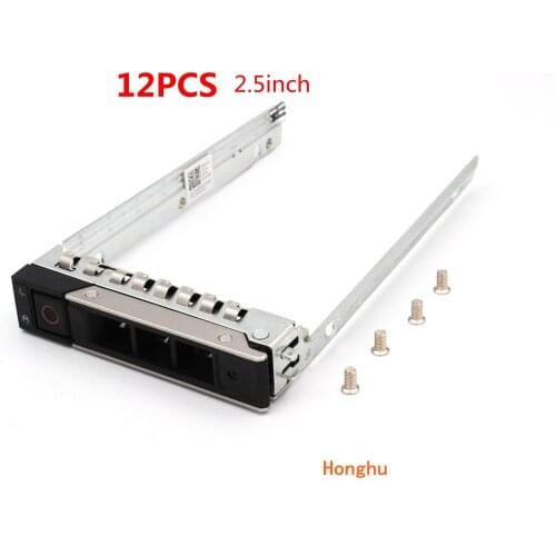 Lot of 12PCS 0DXD9H 2.5" HDD Hard Drive Caddy Tray for D Gen14 R640 R740 R540 R940 R440 2.5inch Hard Drive Server Bracket Caddy
