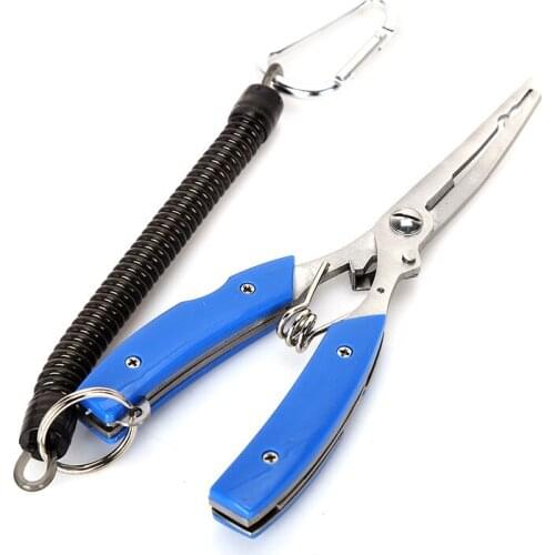 Luya pliers fish control needle-nose pliers with missing rope short-nosed pliers fish control fish cut luya pliers aluminumalloy
