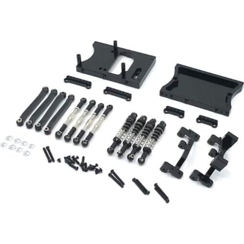 MN 1:12 D90 D91 99S RC car parts Upgrade metal Tie rod seat of tail beam of steering gear house of metal shock absorber