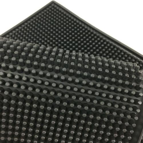 Non-slip Rubber Bar Mat Bar Runner Glass Drip Tray Beer Drink Rail Bars Service Mat xobw