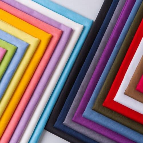 Solid Color Cotton Twill Upholstery Fabric for Sewing Shirts Bed Sheet Home Textile fabric cotton fabric