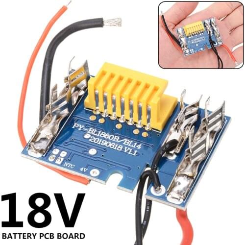 18V Rechargeable Battery PCB Board Li-Ion Lithium Battery Charging Protection Board Module Pack Circuit Boards For Power Tools