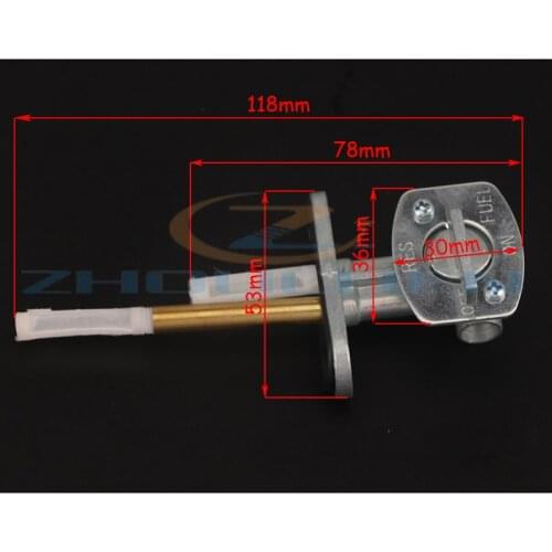 Suitable for Yamaha Raptor 660 1986-2004 Dirt Aluminum Motorcycle PartsGasoline fuel faucet valve switch pump faucet thread