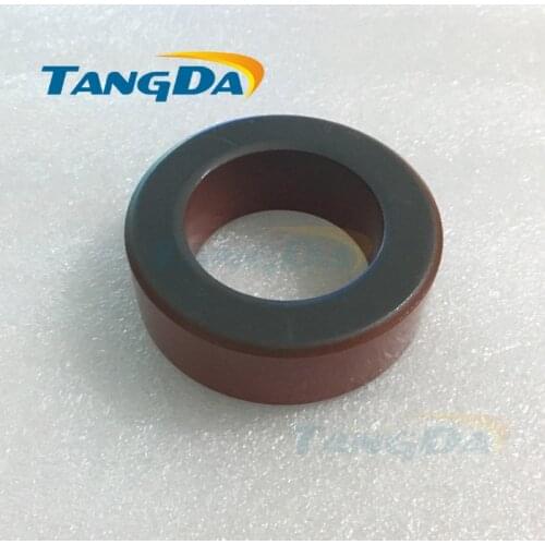 Tangda Iron powder cores T300-2D OD*ID*HT 77*49*25 mm 22.8nH/N2 10uo Iron dust core Ferrite Toroid Core Coating Red gray A