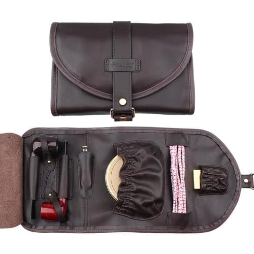 Pipe Pouch Potable Leather Pipe Case Bag For Pipe Cut Tobacco Storage Bag