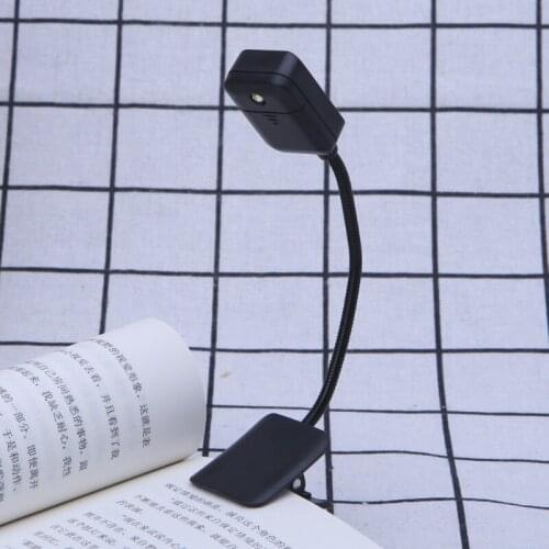 For Kindle & Notebook Reading Light LED Book Light Table Lamp Mini Flexible Clip