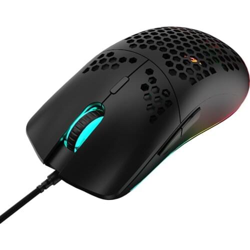 Free Wolf M6 Hollow Mouse Lightweight Gaming Game Eat Chicken Hole Mouse