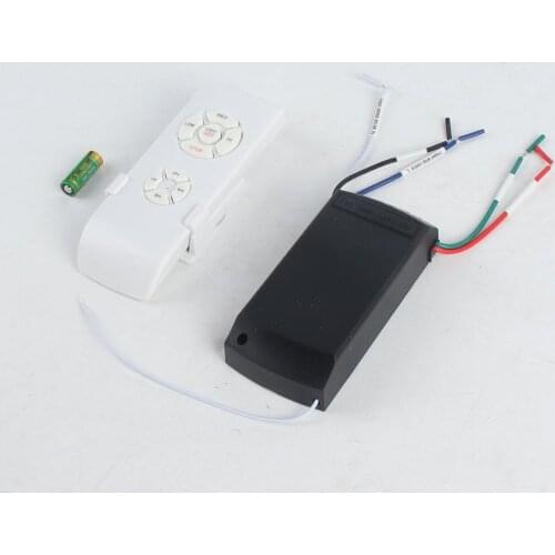 Universal Ceiling Fan Lamp Remote Control Kit 110-240V Timing Wireless Control Switch Adjusted Wind Speed Transmitter Receiver