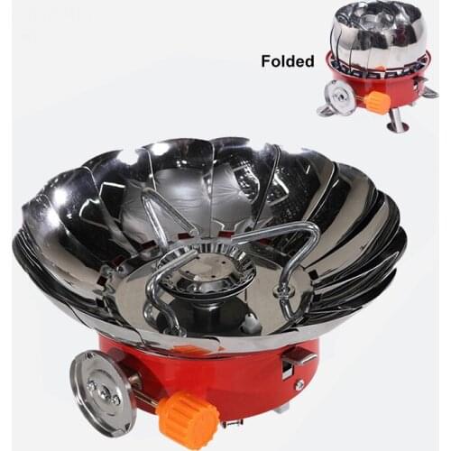 15 Windshields Windproof Stove Cooker Cookware Gas Burners for Camping Picnic Cookout BBQ With Extended Pipe Gas Stove Outdoor