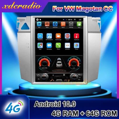 Xdcradio 10.4" Android 10.0 For VW Volkswagen Magotan CC Car Radio Automotivo Car DVD Multimedia Player GPS Navigation 2007-2011