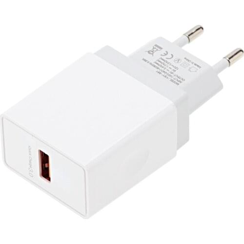 Quick Charge 3.0 USB Fast Charging Charger EU Wall Mobile Phone Tablet Chargers Adapter for iPhone 11 X Max Samsung Xiaomi 30pcs