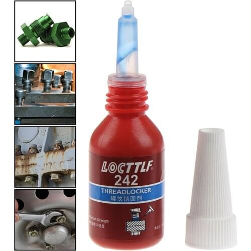 10ml M2-M12 242 Glue Screw Thread Wire Sealing Anti-corrosion Blue Adhesive 242 Glue Anaerobic Screw Lock