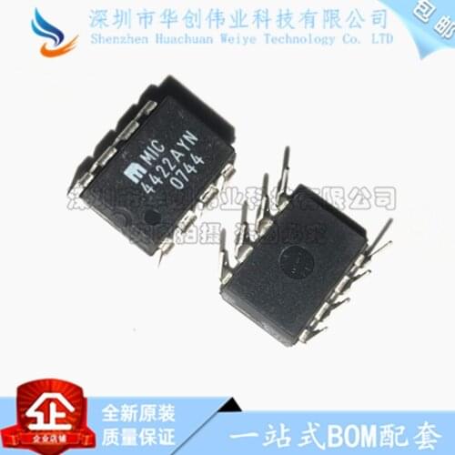100% New&original MIC4422AYN 4422AYN MIC4422 IC DIP-8 In Stock