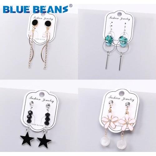 2020 Pearl Earings for Women Drop Black Earrings Jewelry Fashion Small Earrings High Quality Earing Pendientes New Women