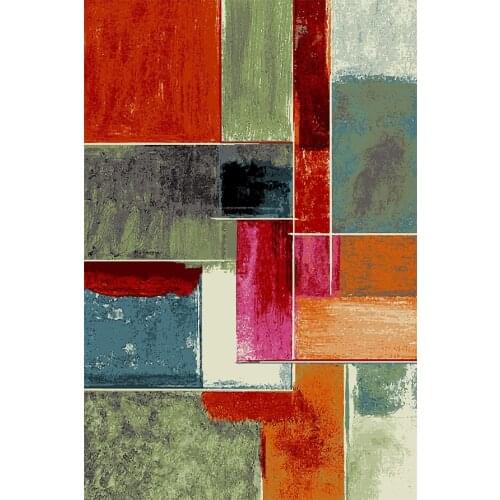 2021 New Geometric And Plain Shape Bedroom LivingRoom Kitchen Big Rugs Soft Non-Slippery Modern House 2021 Fashion Home Carpets