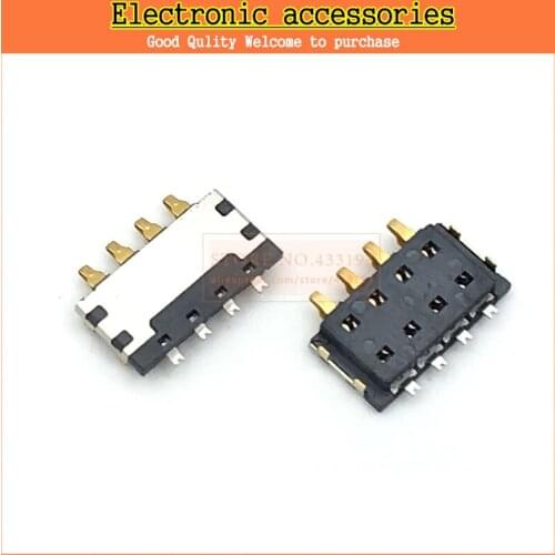 5pcs 4Pin Original New Inner Battery Clip Contact Connector replacement for Oppo BBK Amoi THL Jiayu ZTE mobile phones