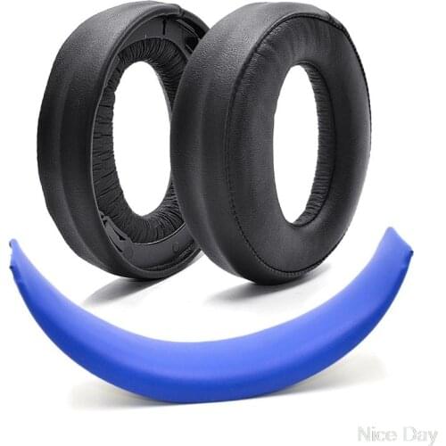 Ear Pad Cushion Earmuff For S-ONY Gold Wireless CECHYA-0083 PS4 7.1 Headphone Ju23 20 Dropship