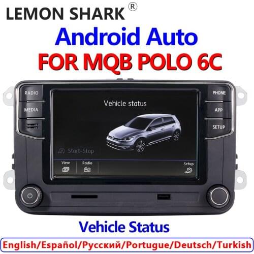 Android Auto NONAME Carplay Mirrorlink MIB Car Radio New RCD330 RCD360 187B 280D 280E Vehicle Status Only For VW MQB POLO 6C