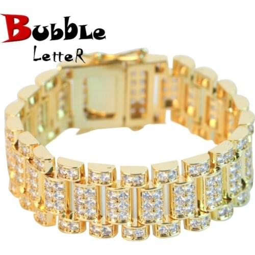 Bubble letter Bracelets With Watches