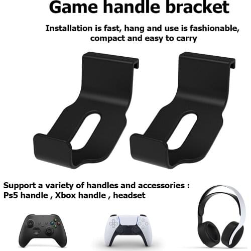 2pcs Headphone Holder Bracket Hanger Console Mount Headset Controller Storage Stand for PS5 Xbox Series X Host Game Accessories