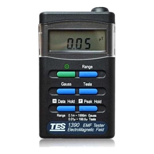 TES TES-1390 Radiation Detectors EMF Gauss Field Meter Electromagnetic Wave Tester