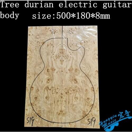 Tree durian electric guitar body veneer cosmetic board making electric guitar material accessories Shandong Hongyin