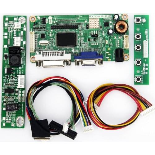 M.RT2261 LCD/LED Controller Driver Board(VGA+DVI) For LP154WP4-TLA1 LTN154BT08-R03 1440x900 LVDS Monitor Reuse Laptop