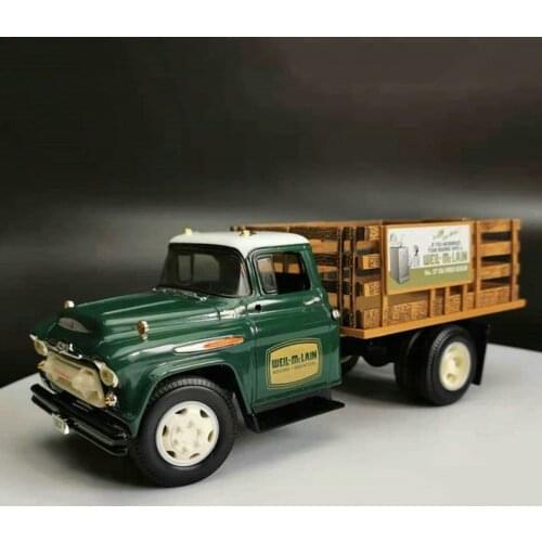 1:25Scale Chevrolet 1957 Pickup Truck Classic Car Engineering Vehicle Alloy Car Model Collectible Decoration Gift Kids Toys Boys