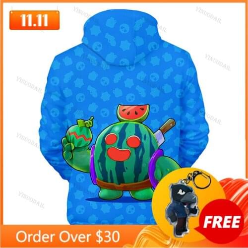 Browlerss Cartoon Tops Teen Clothes POCO Shelly 8 To 19 Years Kids Sweatshirt Browlerss 3D Printed Hoodie Boys Girls