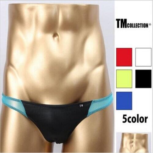 2016 new TM Sexy men Thongs Gay Underwear Thongs Penis bag High Quality man Nylon underwear Sous Vetement Cozy Homme Shorts