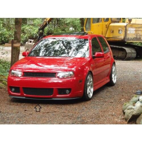 For VW Volkswagen GOLF 4 CUPRA R FRONT SPOILER LIP Euro Spoiler Lip Universal