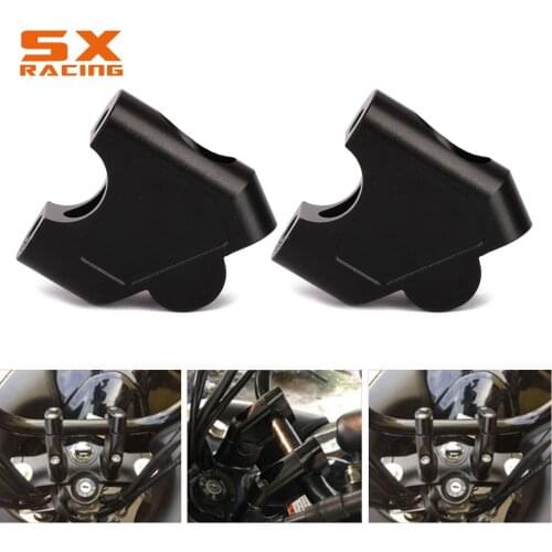 Motorcycle Handlebar Riser Up Backs Moves Bracket Kit Clamp For SUZUKI GSF 1250S SV650 SV1000 DL250 V-STROM 250 GW250S GW250F