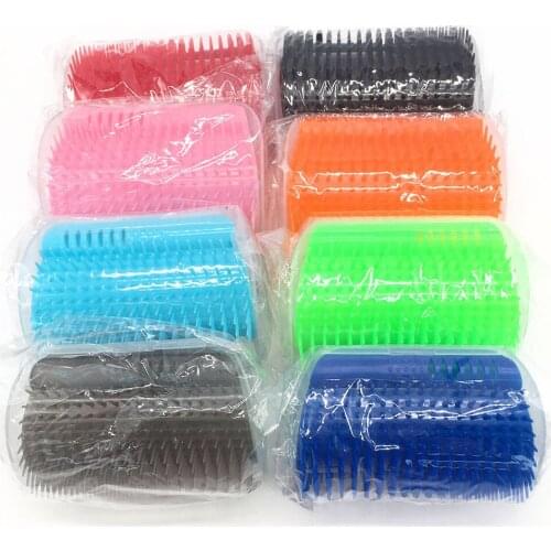 Pet Cat Self Groomer For Cat Grooming Tool Hair Removal Comb Dogs Cat Brush Hair Shedding Trimming Massage Device With Catnip