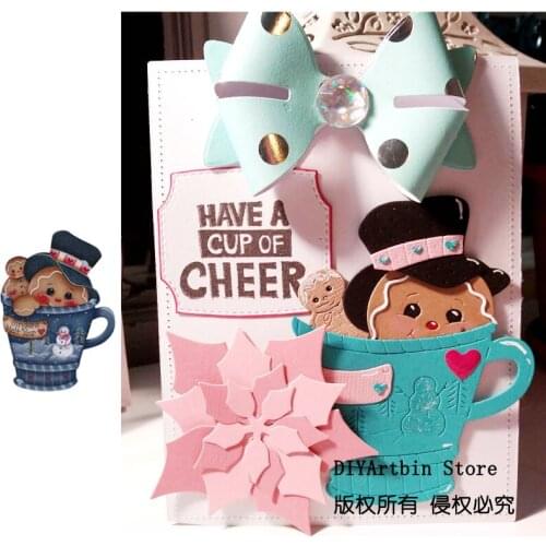 Christmas Snowman Ginger Metal Cutting Dies New 2019 Fustelle Scrapbooking Dies Free Shipping Embossing Paper Card Craft