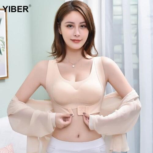 Women Bras Posture Corrector Shockproof Sports Support Fitness Vest Sport Bras Cross Back Corset ultra push up bra bralette