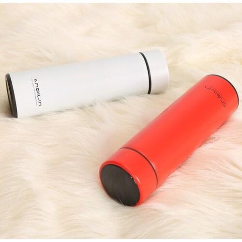 Soffe Vacuum Thermos Bottle With Intelligent Temperature Display 500ML Food Grade Stainless Steel Vacuum Flasks Bottles