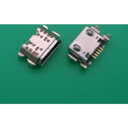 10pcs Micro USB 5Pin Jack Connector Socket Data Charging Port Tail Plug For Samsung Galaxy A01 A015 A015F/DS Mini USB Jack