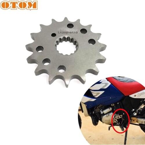 OTOM 16T Motorcycle Small Sprocket Transmission Gear Fit 428 Chain Dirt Pit Bike Parts Dart Club Wheel For YAMAHA DT230 MT250