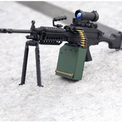1/6 Scale Soldier Gun Model Plastic Material Vh 1032 Machine Gun 12 Inch Action Figure Toy Model Scene Prop Weapon